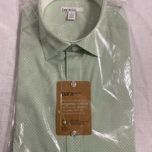 Organic MenDress Shirt L 16-16 1/2 SLIM FIT NEW